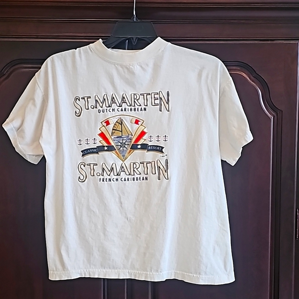 St. Maartin Dutch Caribbean t-shirt,  XL, Women's